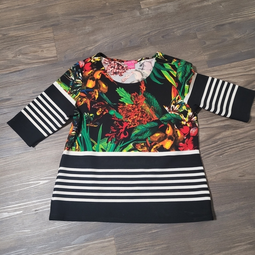 Sunny Leigh Multicolor Floral Top